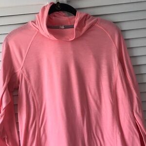 Under Armour Pink Cowl Neck Hooded Top